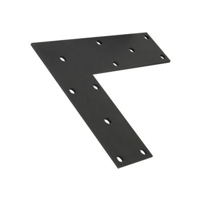 China Fixed Beam Reinforcement Support Corner Plate Heavy Duty Steel Corner Plate For Beam Installation 11 in. x 9 1/2 in. x 3/16 in. for sale