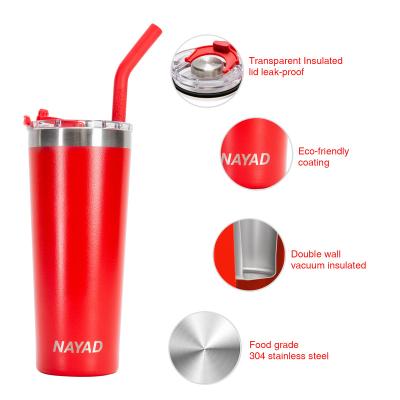 China 2021 NAYAD Viable Hot Sale 22oz 650ml BPA Free Double Wall Stainless Steel Vacuum Insulated Double Tumbler For Drinks for sale