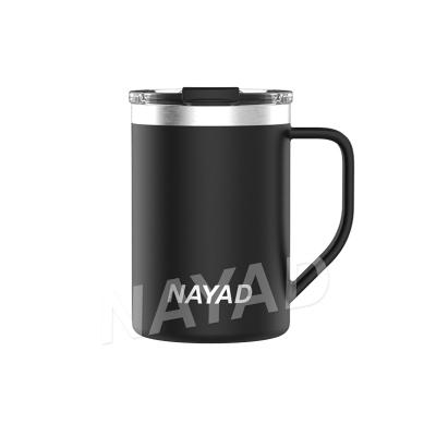 China 2021 Hot Sale NAYAD New Style 304 Stainless Steel Traditional Double Wall High End Coffee Mug For Travel for sale