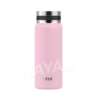 China 2021 Amazon Amazon Factory Sale NAYAD 15oz Double Wall Disposable 304 Stainless Steel Hot Coffee Mug for sale