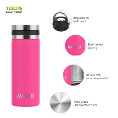 China NAYAD New Design PORTABLE Custom 304 Stainless Steel Sport Vacuum Eco-friendly Water Bottle For Drinks for sale