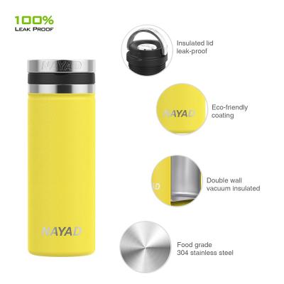 China NAYAD Hot Sale 12oz/18oz/26oz/40oz Stainless Steel Sports Vacuum PORTABLE Hot Water Bottle for Drinks for sale