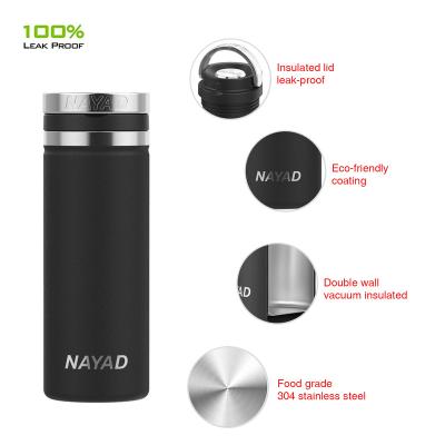 China Amazon Hot Sale NAYAD 18/8 Stainless Steel PORTABLE Customized Insulated Vacuum Bottle For Drinks for sale