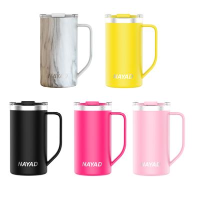 China NAYAD Viable Hot Sale 20oz 600ml 304 Stainless Steel Double Wall Vacuum Portable Coffee Mug For Drinks for sale