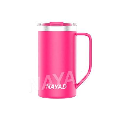 China 2021 NAYAD Disposable Hot Sale 20oz Double Wall 304 Stainless Steel Insulated Coffee Mug For Travel for sale