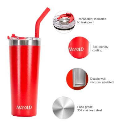 China 2021 PORTABLE HOT SALE NAYAD 22oz Insulated Double Wall 304 Stainless Steel Vacuum Flask For All Drinks for sale