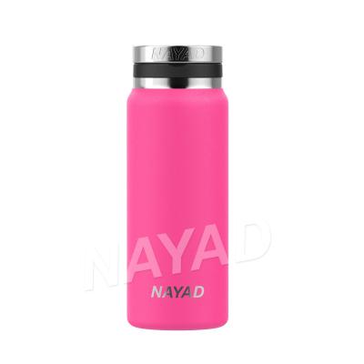 China 2021 NAYAD Good Performance Double Wall 304 Stainless Steel Vacuum Disposable Hot Water Bottle For All Drinks for sale