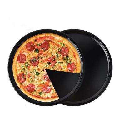 China Non-Stick Viable Round Pan Ovenware Pizza Pan Bakeware Pie Pan Round Circle Thickened 6/7/8/9/10 Inch for sale