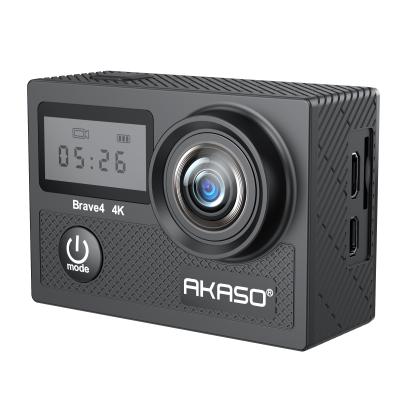 China 4k Outdoor Vlog Camera Youtube AKASO BRAVE Dv Amazon 60Fps Anti-shake Sports Video 16Mp 4K Hd Display Glass Waterproof Virtual Cam 360 Action Camera 4 for sale