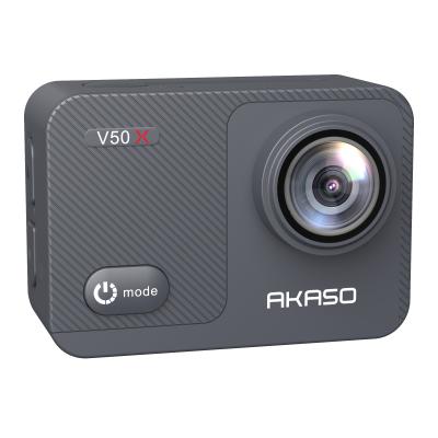 China 4k Camera Vlog Youtube Akaso v50x Outdoor Video 4K Wifi Dv Watch With 100Fps High Speed ​​Cam Sports Camera Mini Camcorders Sport Action 1080P for sale