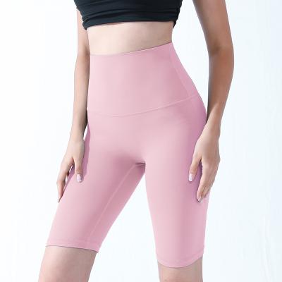 China Breathable 4 Pack Biker Yoga Shorts With Pockets For Women High Waisted Tummy Control Workout Shorts for sale