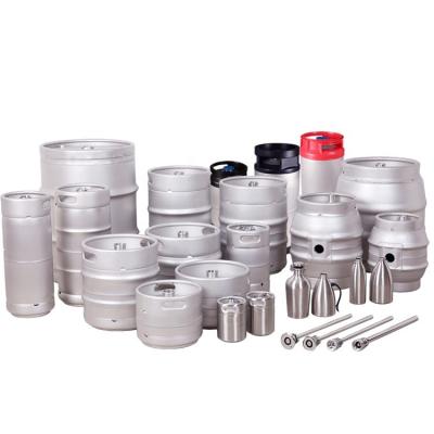 China Wholesale 10l 15l 20l 30l 50l Beer Keg Brewery Food Grade Stainless Steel Empty Beer Kegs For Sale for sale