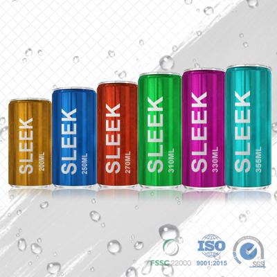 China 200ml 250ml 270ml 310ml Smooth Empty Aluminum Beverage Food Grade Beer Soda Juice Beverage Can For Soft Drinks for sale