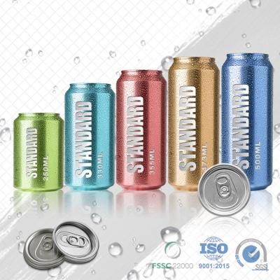 China Factory Free Sample Aluminum Beverage Can Standard 500ml 473ml 16oz 355ml 12oz 330ml Aluminum Drinking Cans for sale