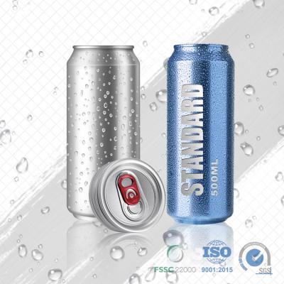 China Aluminum Beverage Cans 500ml Wholesale Standard Blank Cans Aluminum Beverage Packaging For 500ml for sale