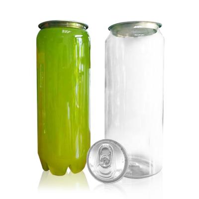 China Wholesale Transparent Beverage Plastic Bottle Soda Cans Empty Hot Sale 330ml 550ml 650ml PET Plastic Box For Soft Drink for sale