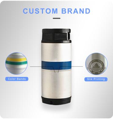 China Reuse Manufacturer ECO 20L Beer Keg Stainless Steel Competitive Thin Slim Beer Keg OEM Pice ECO 20L Beer Keg for sale