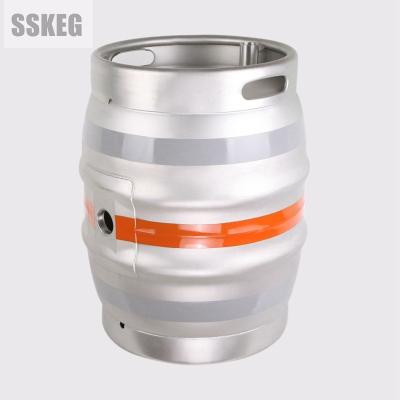 China Recycling AISI 304 Food Grade Stainless Steel UK BARREL 18 GAL for sale