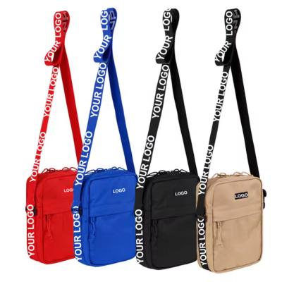 China Daily Low MOQ High Quality Custom Sport Fashion Style mini shoulder Crossbody bags for Men custom messenger Bag for sale