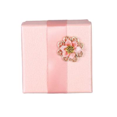 China Recycled Materials Custom Logo Gift Jewelry Necklace Earring Bracelet Box Package Paper Jewelry Box for sale