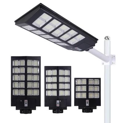 China ROAD High Quality Smd Streetlight Pole Ip65 Waterproof Outdoor 200w 300w 400w All In One Integrated Led Solar Street Lights for sale