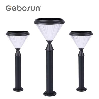 China With Mono solar panel in high working efficiency >21% GEBOSUN Chinese supplier high quality Ce RoHs quality proof outdoor led solar garden light for sale