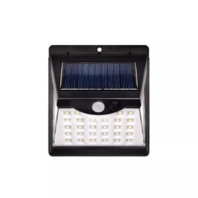 China With Mono solar panel in high working efficiency >21% Gebosun 20 LED Outdoor Waterproof Motion Sensor Solar Deck Powered Wall Lamp Landscape Street Lighting Solar Garden Lights for sale