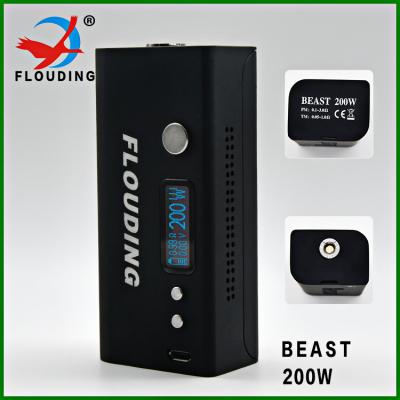 China batería de la MOD 18650 de la caja del vapor de la carga del usb del poder 200w que fuma en horas extras la protección en venta