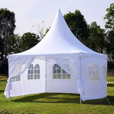 China UV-Resistant Pvc Side Wall Waterproof Pvc Roof Soft Pagoda Tent For Wedding Exhibition for sale