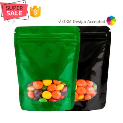 China Food Foil Food Bag Zipper Lock Valve Bags Snacks Bean Tea Self Seal Mylar Packaging Bag for sale