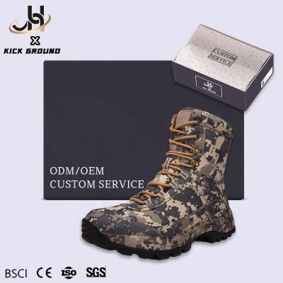 China JH Botas De Caza Factory Boots Outdoor Men's Damping High-quality Usage-Resistant Waterproof Camouflage Men's Hunting Boots for sale