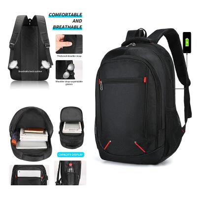 China With New OMASKA USB Backpack For School Mochila Bookbags School Unisex USB Laptop Backpack for sale