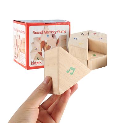 China Preschool Eductional Toys Musical Wooden Ring Memory Games Children Musical Instrument Bells Triangle 12pcs Educational Toy for sale