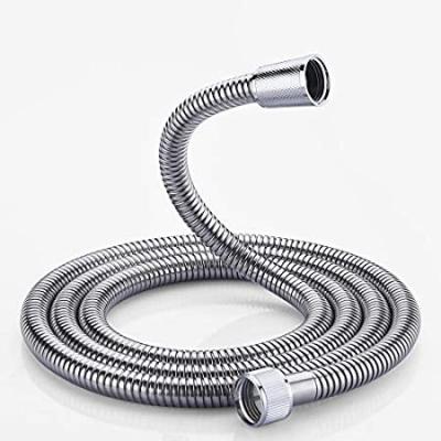 China 150cm Stainless Steel Shower Hose , Chromed Flexible Shower Hose With Brass Nut for sale