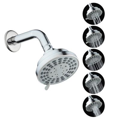 China OEM 0.4MPA Fixed Shower Rose , 5 Setting Water Saving Shower Rose for sale