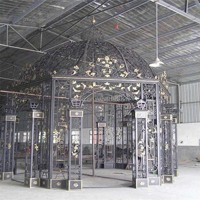 China Easily Assembled Steel Crafts House Decorative Wrought Iron For Doors Art Metal for sale