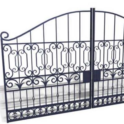 China Low price easily assembled, Design steel gates and gate, wrought iron gate for sale