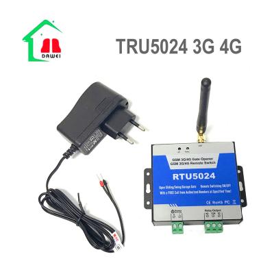 China RTU5024 3G 4G GSM Module Wireless GSM Relay Switch Gate Opener Relay Switch Remote Access Control Gate Opener 82mm*76mm*42mm for sale