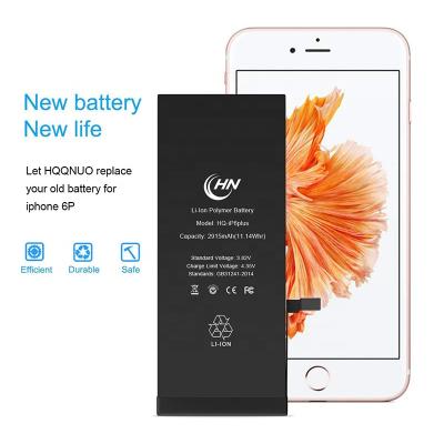 China Mobile phone high capacity battery new for iphone 6 plus battery for iphone 6plus battery for sale