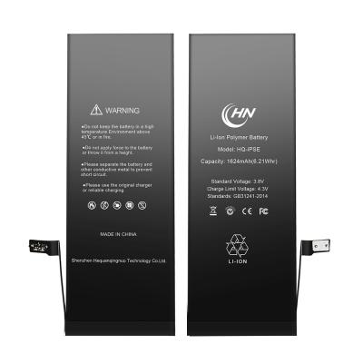 China Mobile Phone Wholesale For iPhone Original Lithium Battery 1624mah 3.8v Li-ion Polymer Battery For iPhone SE for sale