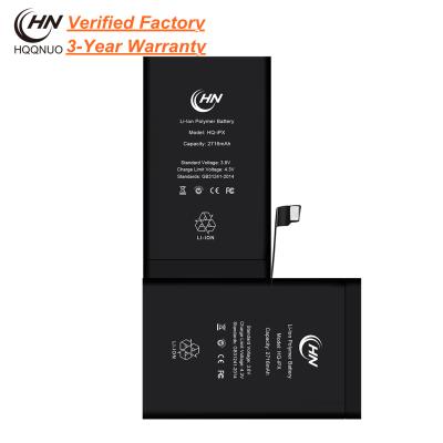 China Original Mobile Phone Li-ion Polymer Phone Battery For iPhone X XR XS XS MAX Battery Original Quality With 1 Year Warranty for sale