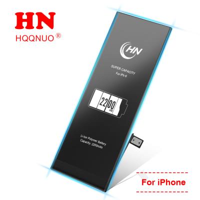 China Cell Phone Super Capacity 2200 mAh Li-ion Polymer Phone Battery For iPhone 6 6S 7 8 Battery Original iPhone Quality for sale