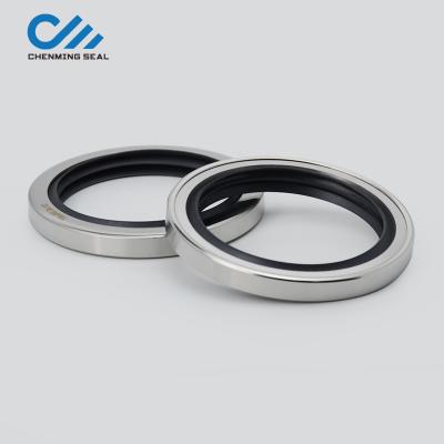 China Rotary Shaft PTFE Pump Machine Shaft Double Hydraulic Rotary Seal 38*62*8 Lip Seals Stainless Steel PTFE Air Compressor Lip Seal for sale