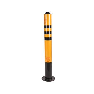 China Steel Fixed Bollards Warning Post Roadway Safety Bollard Security Steel Bollard for sale