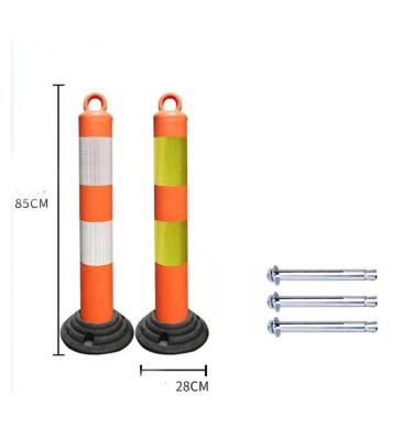 China High Visible High Quality Flexible Fluorescent Blue PVC Traffic Cone Road Safety Barrier Traffic Cone Sleeve for sale