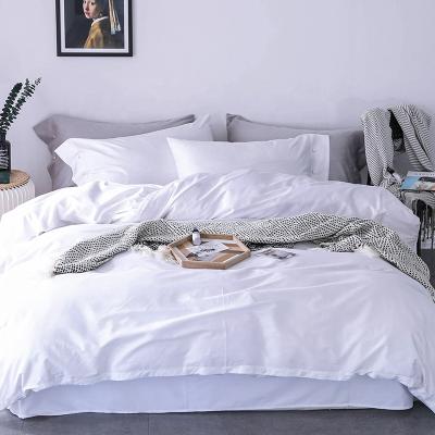 China 100% cotton 5 star hotel moonlight white bed linens bed sheet set bedding set zu verkaufen