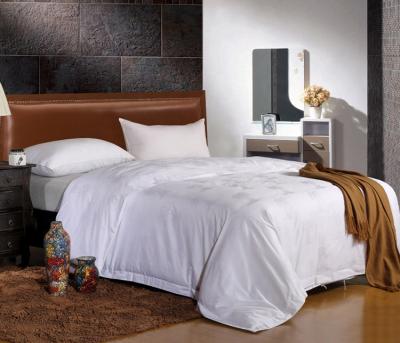 中国 Supplier hotel linen bed linens 100% cotton white jacquard bed sheet bedding set 販売のため