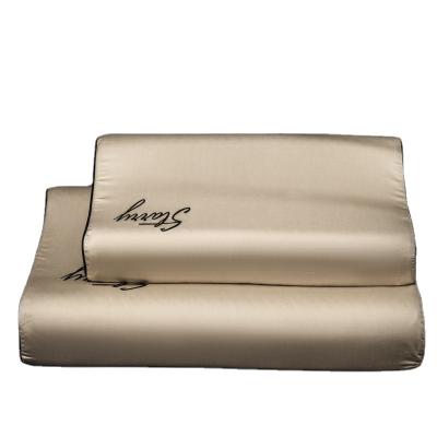 China Wholesale Customized Luxury 100% Satin Hotel Bed Linen Pillowcase for Latex Pillow for sale