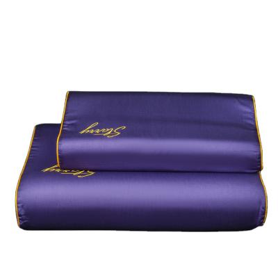 China Standard Size Pillow Case 60S Satin Silk Sleeping Pillowcase Set for Latex Pillow for sale