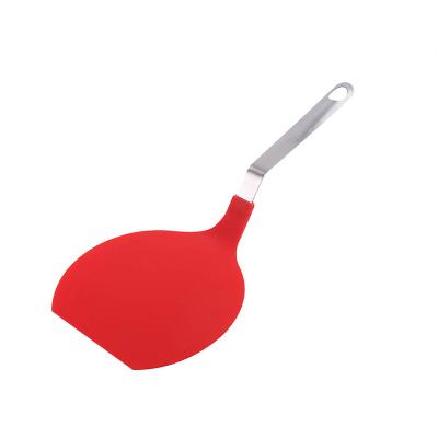 China Safe Viable Easy Transfer Spatula Heat Resistant Nylon Pancakes Non Stick Spatula Shovel With Handle for sale